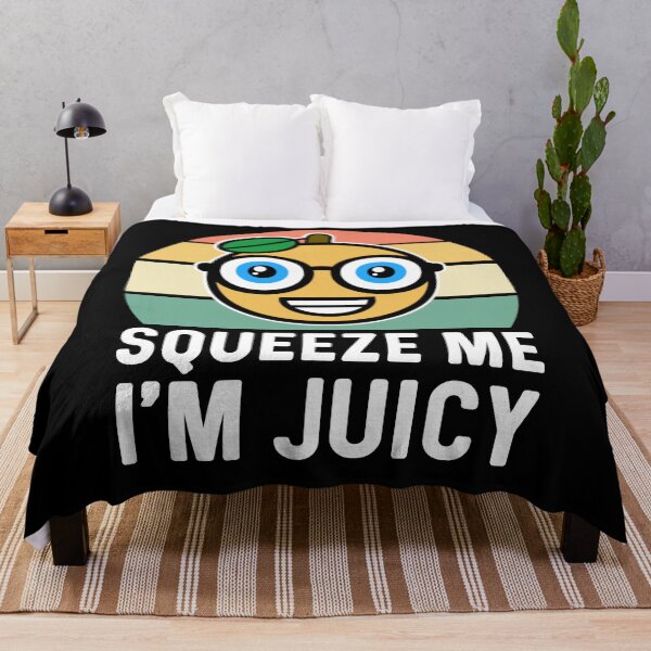 Item preview, Squeeze Me I'm Juicy, Cute Funny Orange In Glasses Humor designed and sold by Sunserize Designs.