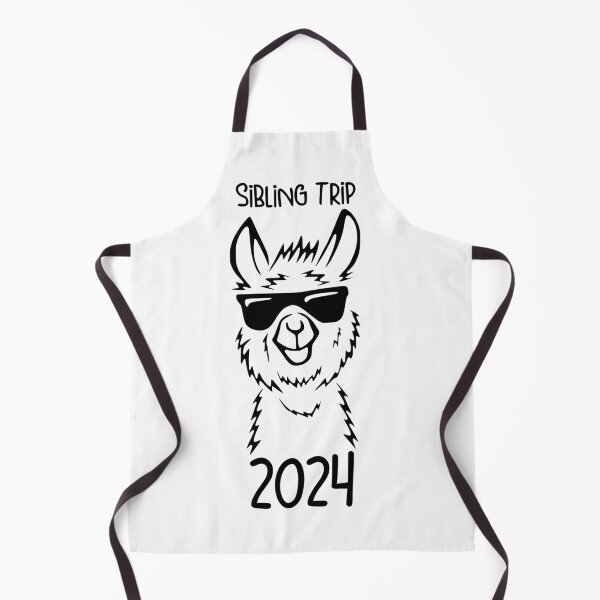 Item preview, Trendy Sibling Trip 2024 Llama with Sunglasses , Cool Alpaca designed and sold by pugshowsfashion.