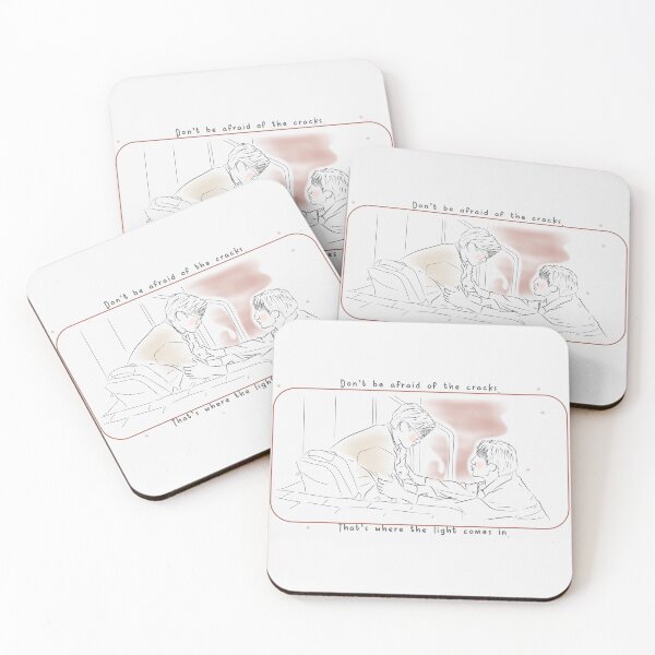 Item preview, Don't be afraid of the cracks. That's where the light comes in. | unknown the series designed and sold by Pinu92.