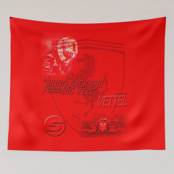 Item preview, Bring Back the F--ing V12s Sebastian Vettel Ferrari Days  designed and sold by Form-2-idea.