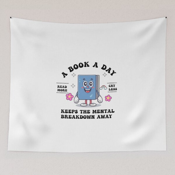 Item preview, A Book A Day Keeps The Mental Breakdown Away designed and sold by artzaka.