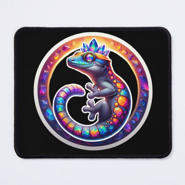 Item preview, Cosmic Crystal Gecko designed and sold by pixelpulsenyc.