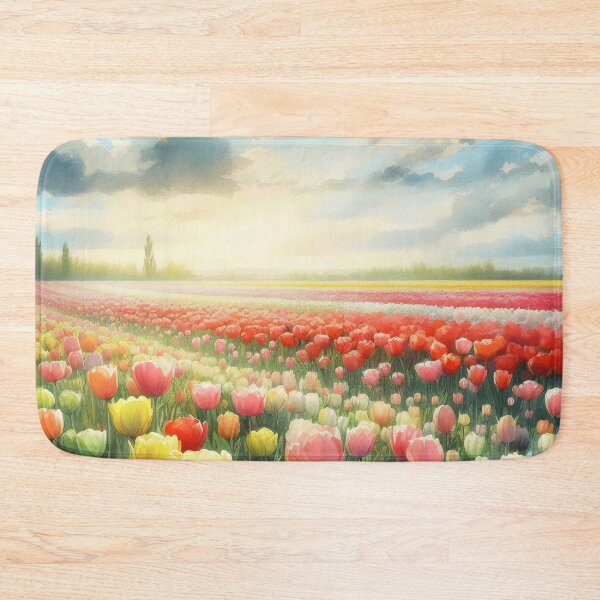 Item preview, Tulips flowers - Field of Tulips - Colorful Tulips - Tulip Garden -Tulip  designed and sold by stylishdzign.