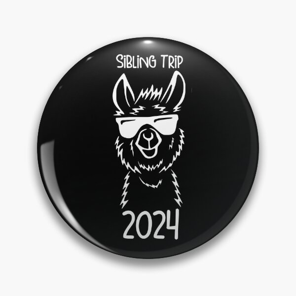 Item preview, Trendy Sibling Trip 2024 Llama with Sunglasses , Cool Alpaca designed and sold by pugshowsfashion.