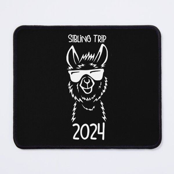 Item preview, Trendy Sibling Trip 2024 Llama with Sunglasses , Cool Alpaca designed and sold by pugshowsfashion.