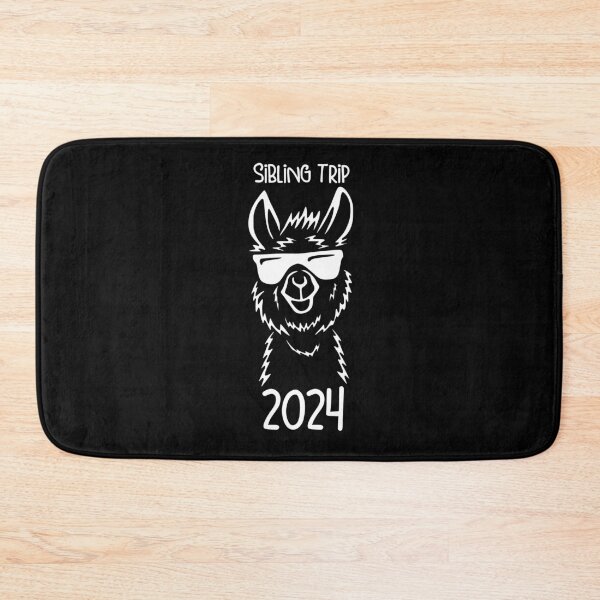 Item preview, Trendy Sibling Trip 2024 Llama with Sunglasses , Cool Alpaca designed and sold by pugshowsfashion.