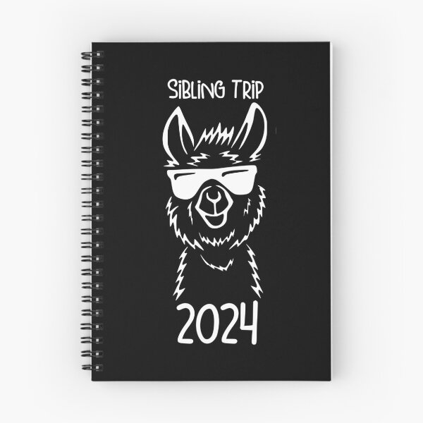 Item preview, Trendy Sibling Trip 2024 Llama with Sunglasses , Cool Alpaca designed and sold by pugshowsfashion.