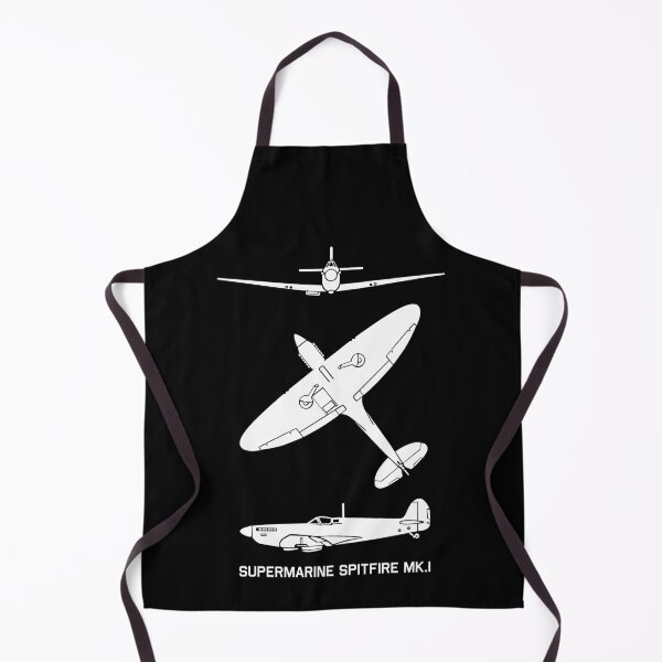 Item preview, Supermarine Spitfire Mark 1 Spotter Silhouettes Diagrams designed and sold by MilitaryMart.