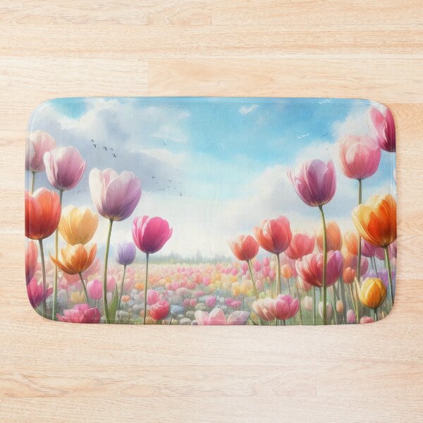 Item preview, Tulips flowers - Field of Tulips - Colorful Tulips - Tulip Garden -Tulip  designed and sold by stylishdzign.