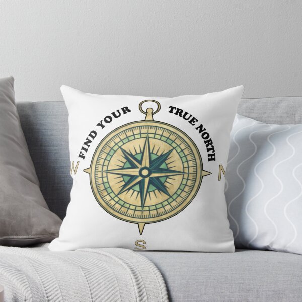 Item preview, Find Your True North Compass Rose  designed and sold by artzaka.