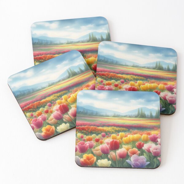 Item preview, Tulips flowers - Field of Tulips - Colorful Tulips - Tulip Garden -Tulip  designed and sold by stylishdzign.