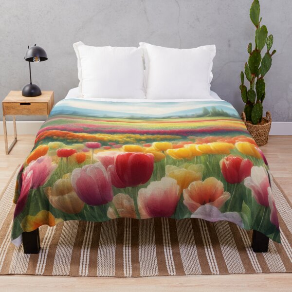 Item preview, Tulips flowers - Field of Tulips - Colorful Tulips - Tulip Garden -Tulip  designed and sold by stylishdzign.