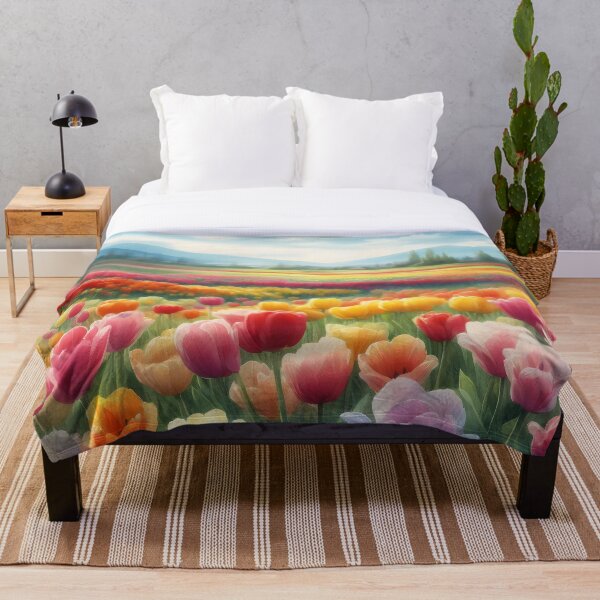 Item preview, Tulips flowers - Field of Tulips - Colorful Tulips - Tulip Garden -Tulip  designed and sold by stylishdzign.