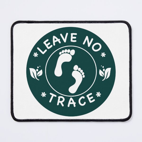 Item preview, Leave No Trace Footprint Trail - Environmental Hiking Design designed and sold by artzaka.