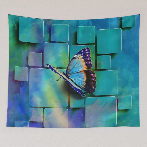 Item preview, Butterfly and squares designed and sold by clarazen.
