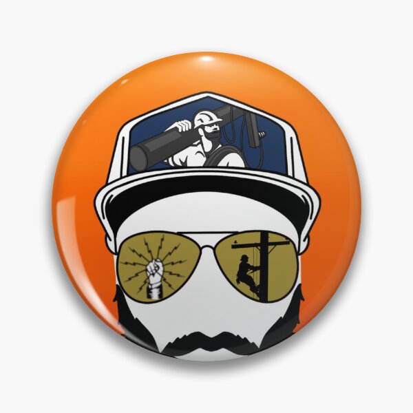 Item preview, Lineman dad life-orange  designed and sold by PurdyCDesigns1.