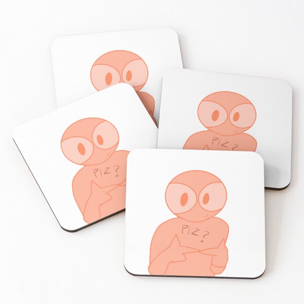 Item preview, Orange Goober Plz Sticker designed and sold by CelestialsArts shop.