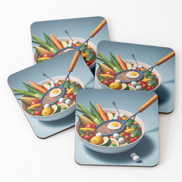 Item preview, Badminton Soup designed and sold by ComputerContent.