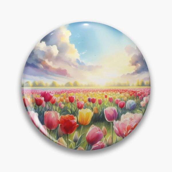 Item preview, Tulips flowers - Field of Tulips - Colorful Tulips - Tulip Garden -Tulip  designed and sold by stylishdzign.
