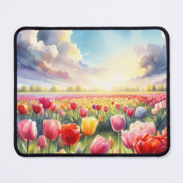 Item preview, Tulips flowers - Field of Tulips - Colorful Tulips - Tulip Garden -Tulip designed and sold by stylishdzign.