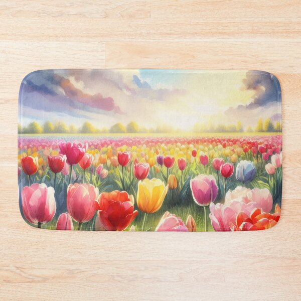 Item preview, Tulips flowers - Field of Tulips - Colorful Tulips - Tulip Garden -Tulip  designed and sold by stylishdzign.
