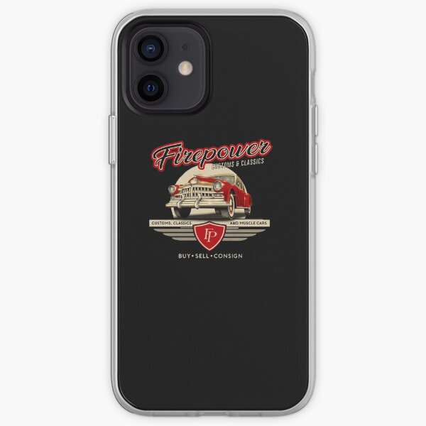 FIREPOWER CUSTOMS AND CLASSICS RETRO DESIGN iPhone Soft Case