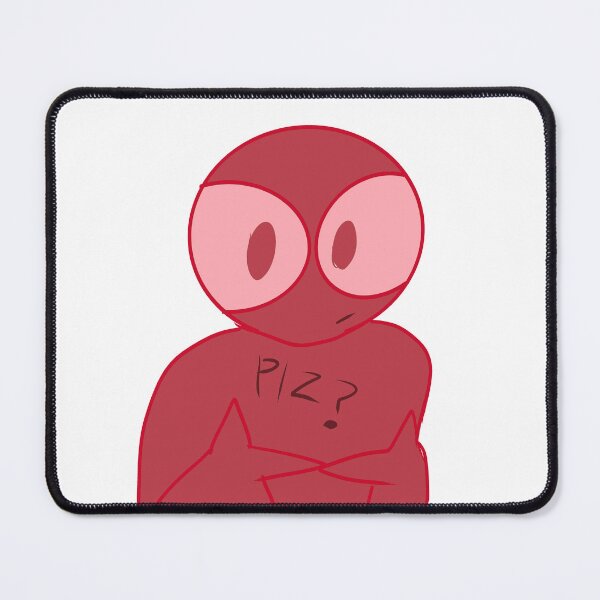 Item preview, Red Goober Plz Sticker designed and sold by CelestialsArts shop.