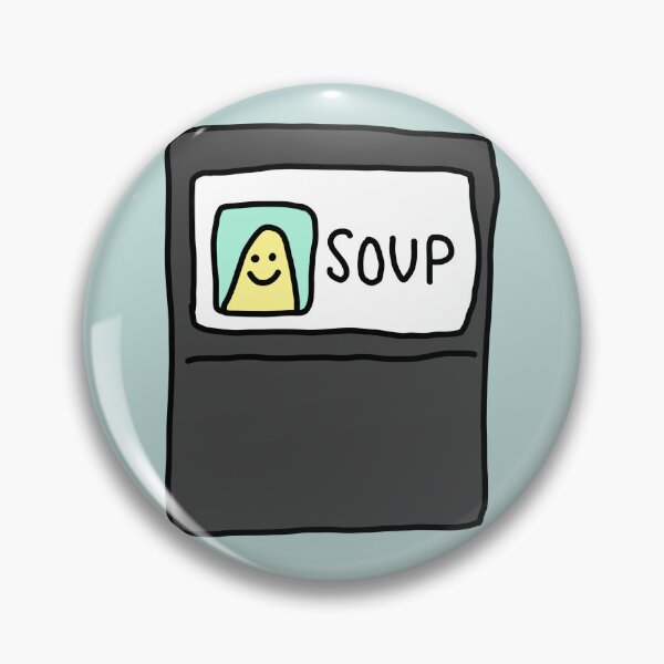 Item preview, Soup Squad Badge designed and sold by thebcarts.