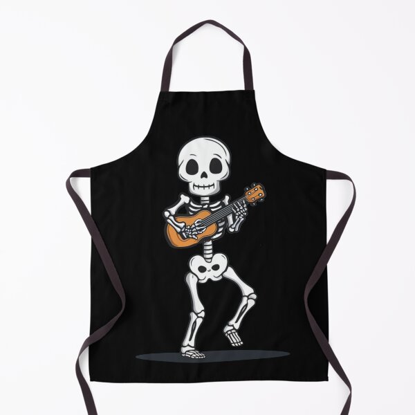 Item preview, Skeleton With Guitar Plays the Guitar Preppy Skeleton Dancing Horror designed and sold by Cr320.