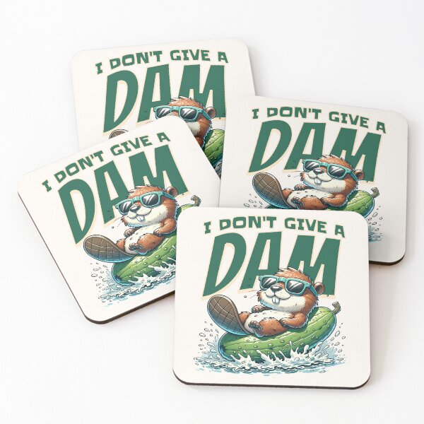 Item preview, I Don't Give A Dam Funny Beaver Puns - Cute Animal Humor Gift designed and sold by InkyGenies.