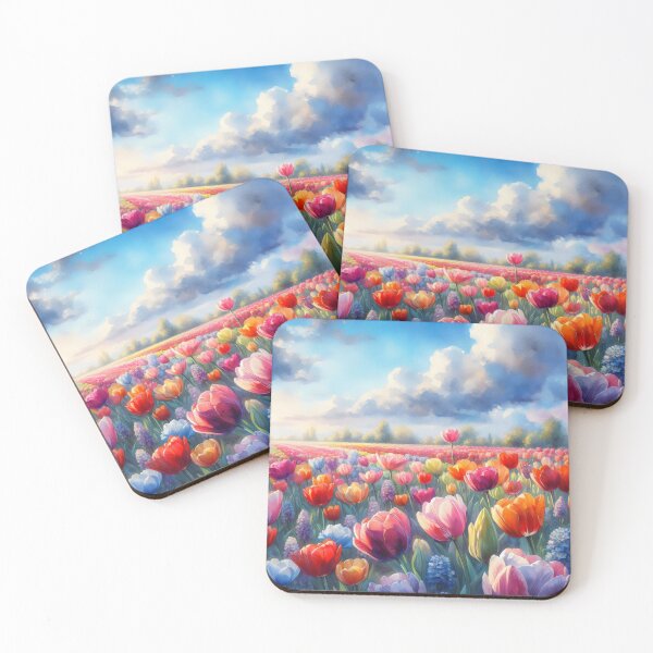 Item preview, Tulips flowers - Field of Tulips - Colorful Tulips - Tulip Garden -Tulip  designed and sold by stylishdzign.