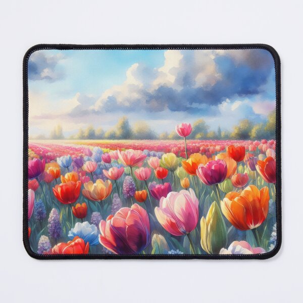 Item preview, Tulips flowers - Field of Tulips - Colorful Tulips - Tulip Garden -Tulip  designed and sold by stylishdzign.