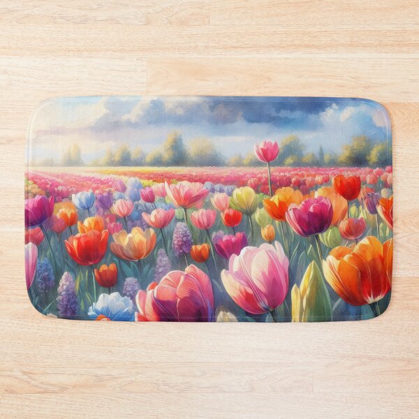 Item preview, Tulips flowers - Field of Tulips - Colorful Tulips - Tulip Garden -Tulip  designed and sold by stylishdzign.