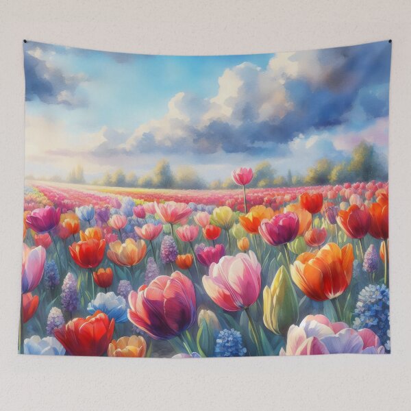 Item preview, Tulips flowers - Field of Tulips - Colorful Tulips - Tulip Garden -Tulip  designed and sold by stylishdzign.
