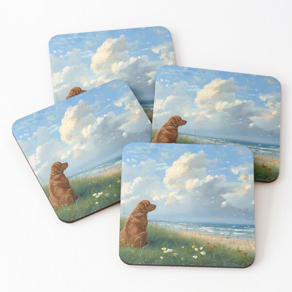 Item preview, Dog On The Beach designed and sold by sakurashorty.