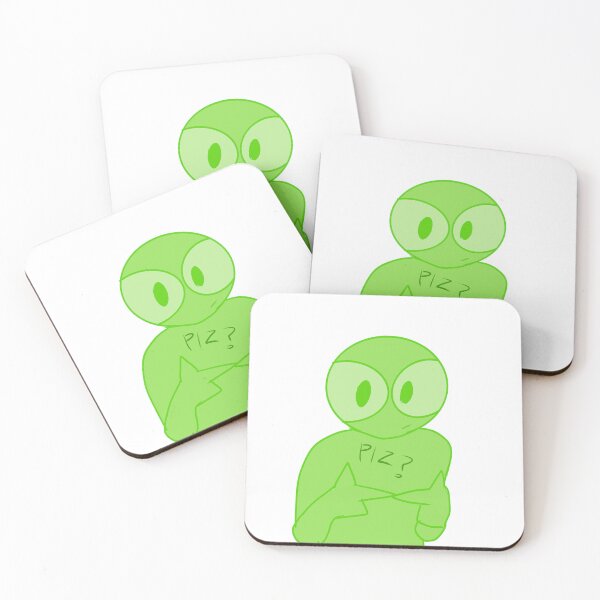 Item preview, Green Goober Plz Sticker designed and sold by CelestialsArts shop.