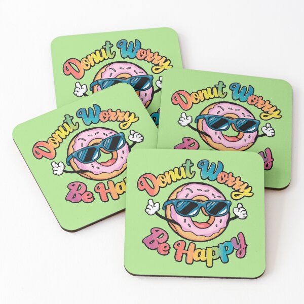 Item preview, Donut Worry, Be Happy designed and sold by DoceVaga.