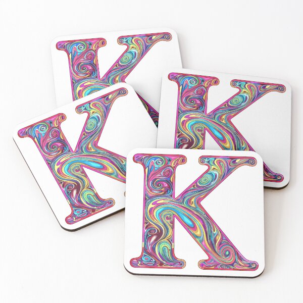 Item preview, Kick-ass letter K designed and sold by stickermepink.