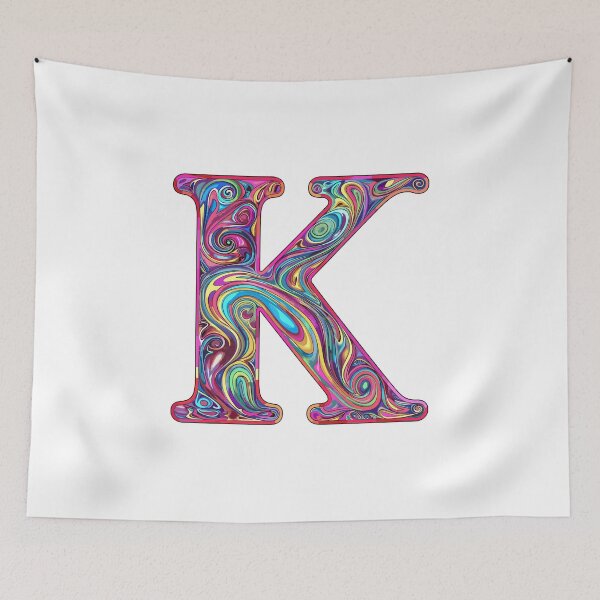Item preview, Kick-ass letter K designed and sold by stickermepink.