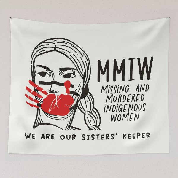 Item preview, MMIW Indigenous  designed and sold by HowToCanadian.