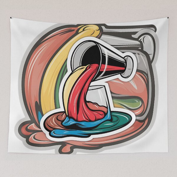 Item preview, Pouring Paint Art 3D designed and sold by Charlygood.