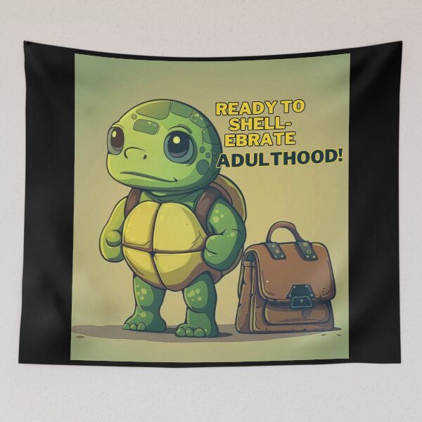 Item preview, Ready to Shell-ebrate Adulthood! designed and sold by PurpleMoss.