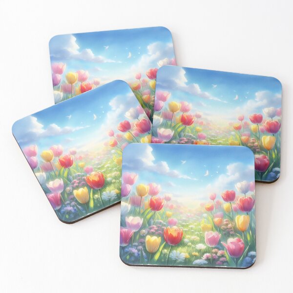 Item preview, Tulips flowers - Field of Tulips - Colorful Tulips - Tulip Garden -Tulip  designed and sold by stylishdzign.