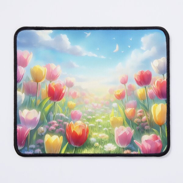 Item preview, Tulips flowers - Field of Tulips - Colorful Tulips - Tulip Garden -Tulip  designed and sold by stylishdzign.