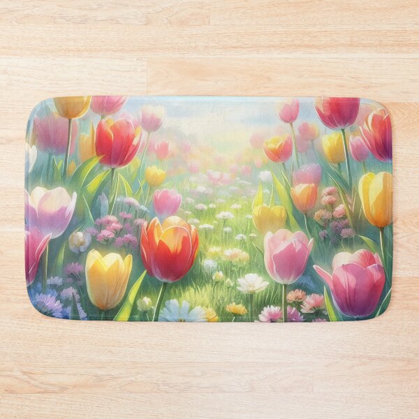 Item preview, Tulips flowers - Field of Tulips - Colorful Tulips - Tulip Garden -Tulip  designed and sold by stylishdzign.