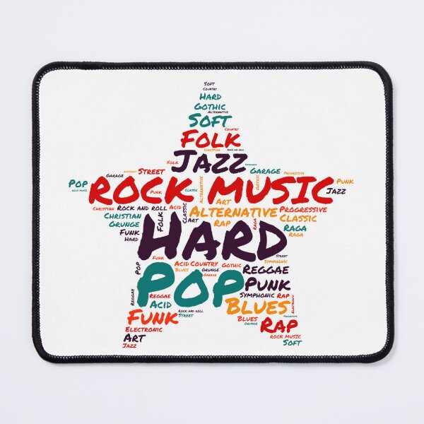 Item preview, Rock Music Genres designed and sold by Dominic-Design.