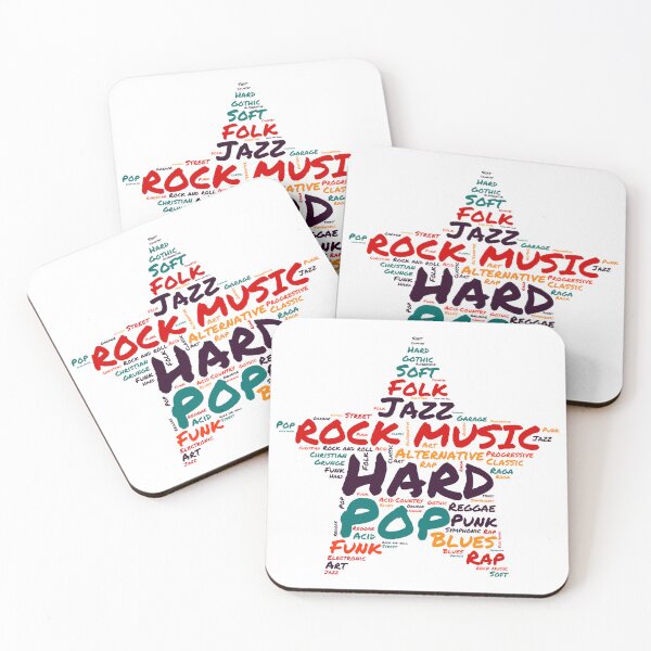 Item preview, Rock Music Genres designed and sold by Dominic-Design.