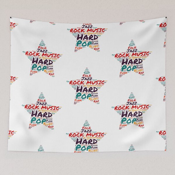 Item preview, Rock Music Genres designed and sold by Dominic-Design.