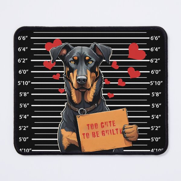 Item preview, Prisoner Dog Beauceron  "Too Cute To Be Guilty" designed and sold by GoodyPaws.