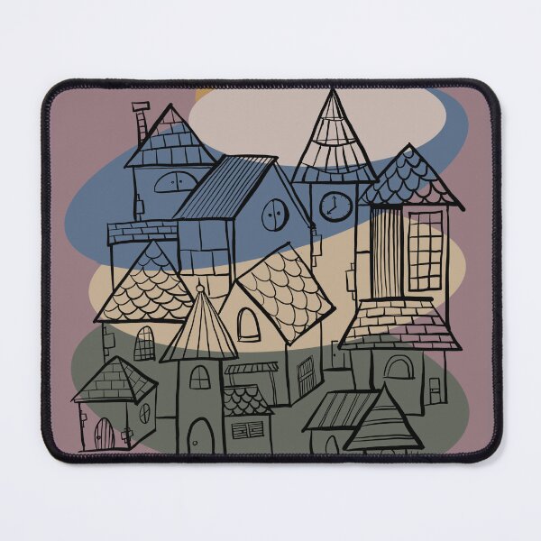 Item preview, Retro Townscape designed and sold by MinnietheCat.